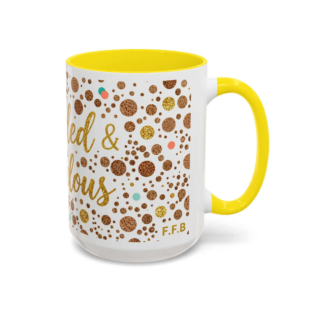 Freckled & Fabulous Accent Coffee Mug — 11/15oz Ceramic Gift