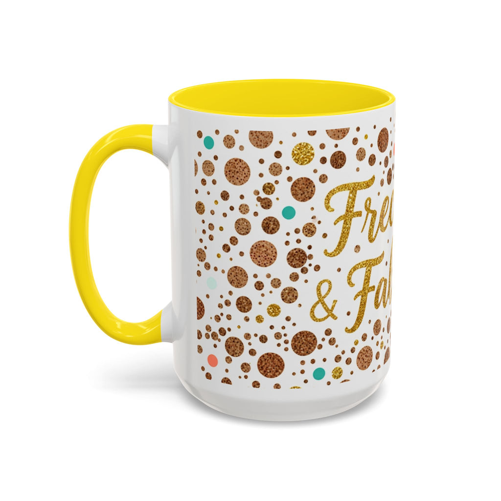 Freckled & Fabulous Accent Coffee Mug — 11/15oz Ceramic Gift