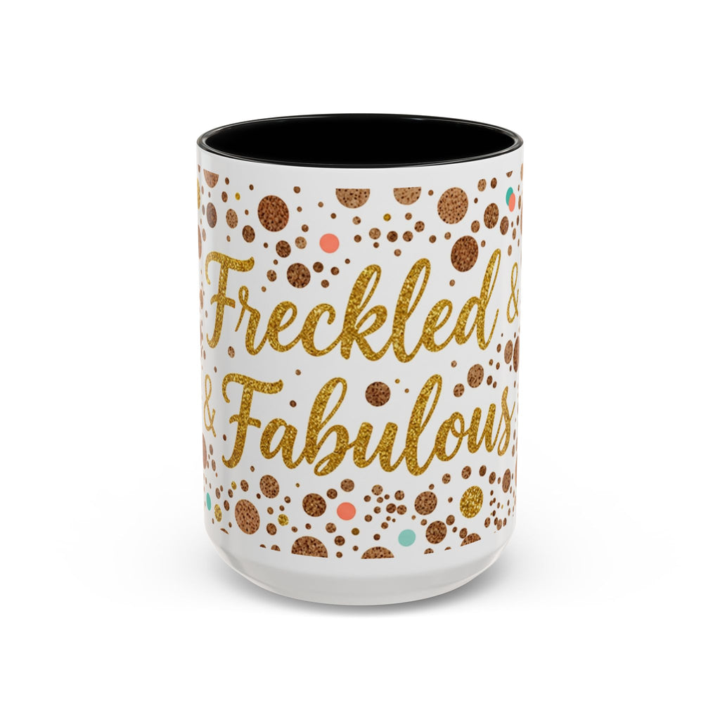 Freckled & Fabulous Accent Coffee Mug — 11/15oz Ceramic Gift