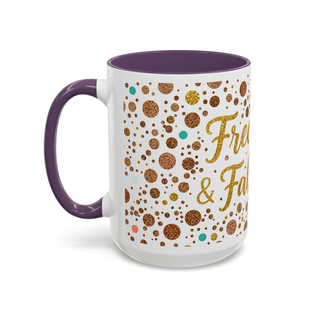 Freckled & Fabulous Accent Coffee Mug — 11/15oz Ceramic Gift
