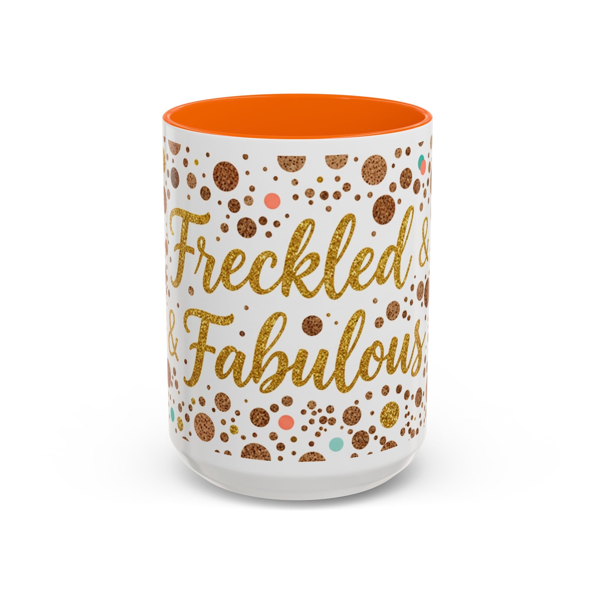 Freckled & Fabulous Accent Coffee Mug — 11/15oz Ceramic Gift