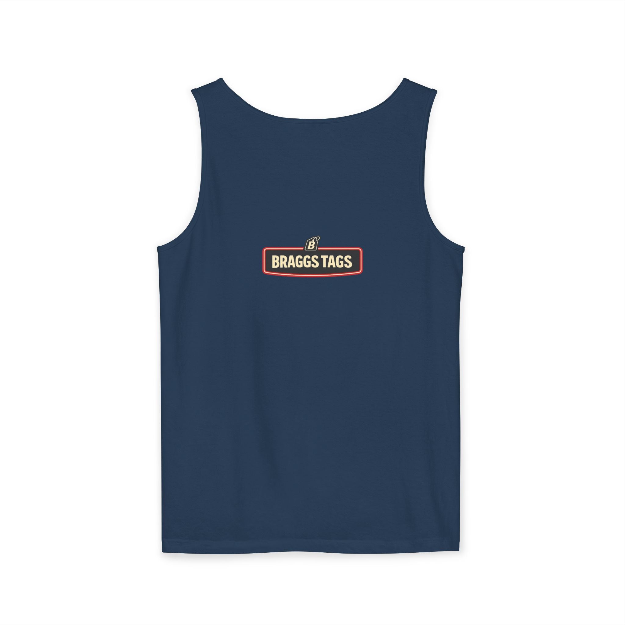 Hippo Vintage Garage Scene Tank Top — Classic Car Mechanic Art