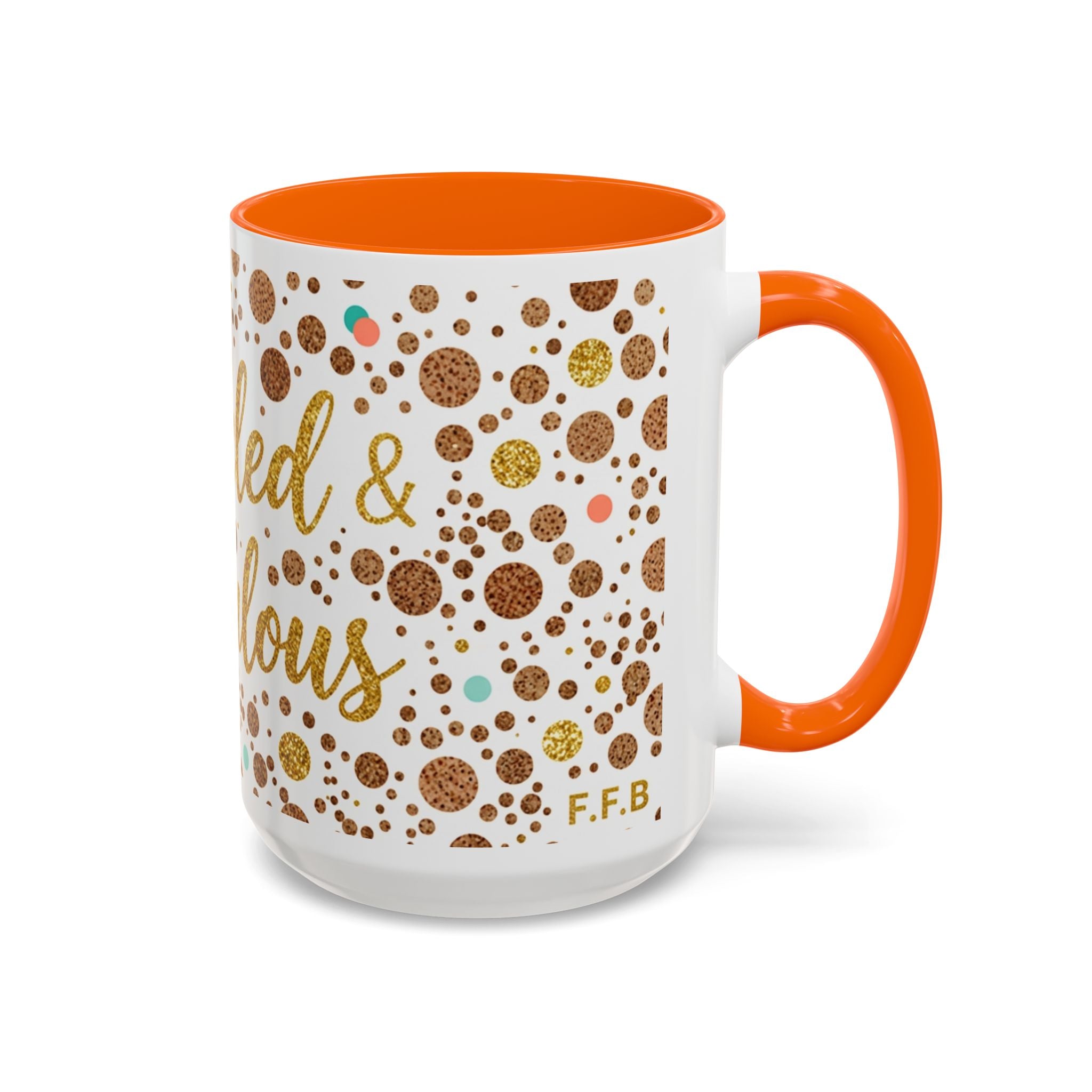 Freckled & Fabulous Accent Coffee Mug — 11/15oz Ceramic Gift