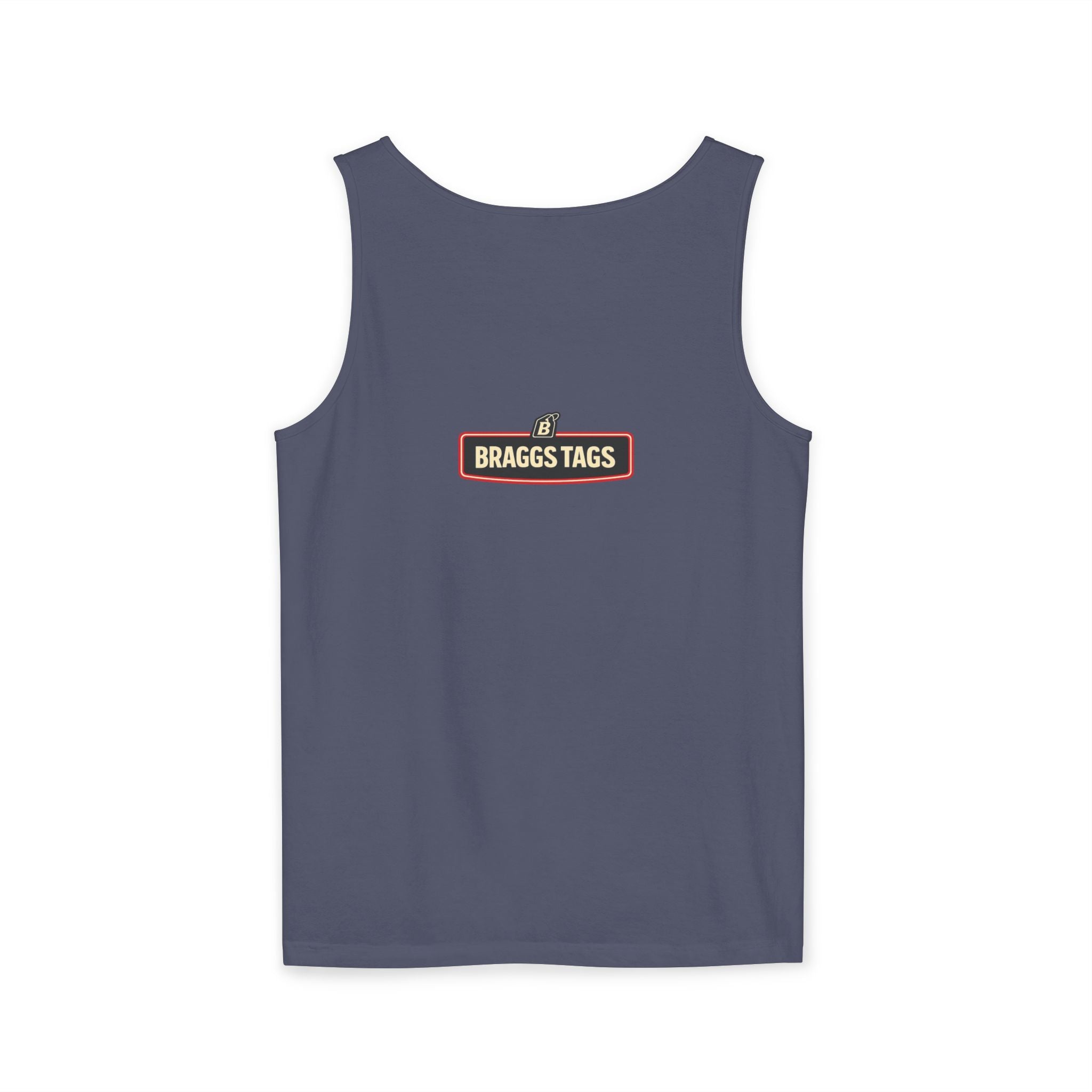 Hippo Vintage Garage Scene Tank Top — Classic Car Mechanic Art