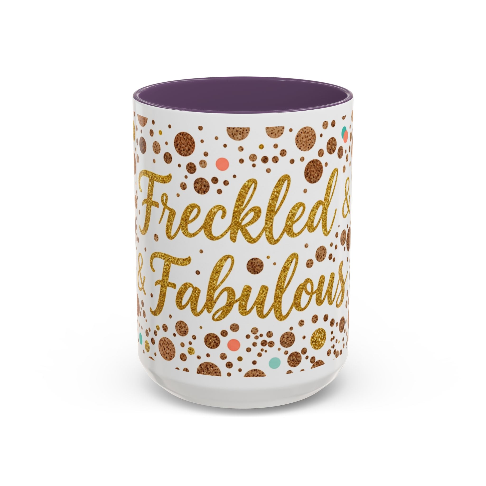 Freckled & Fabulous Accent Coffee Mug — 11/15oz Ceramic Gift